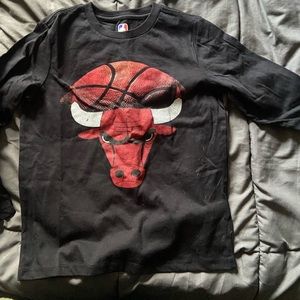 Boys long sleeve Chicago bulls shirt